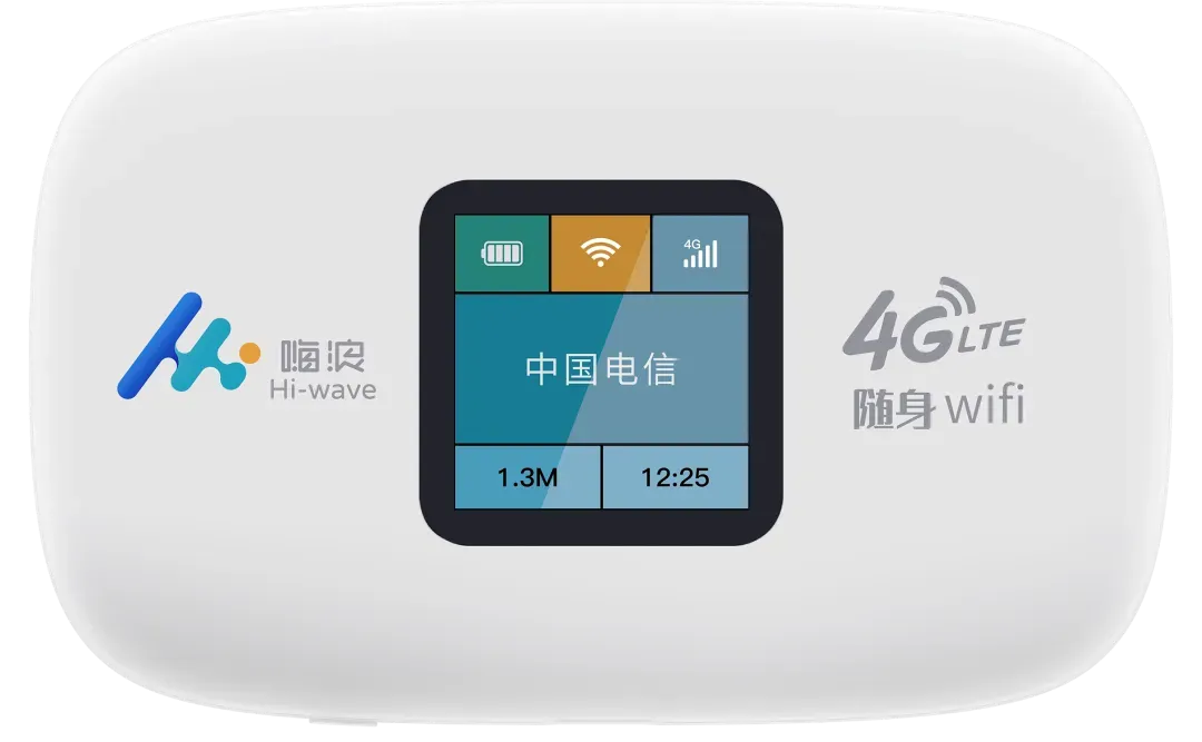 嗨浪随身WiFi 带屏版设备